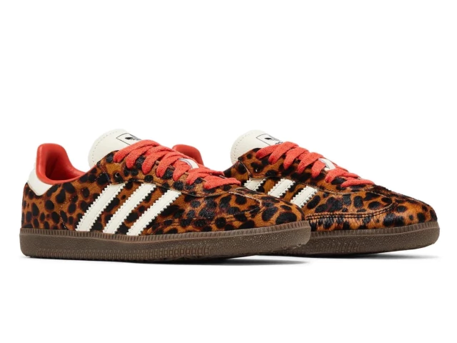 Adidas Samba Og Preloved Red Leopard - Imagem 4