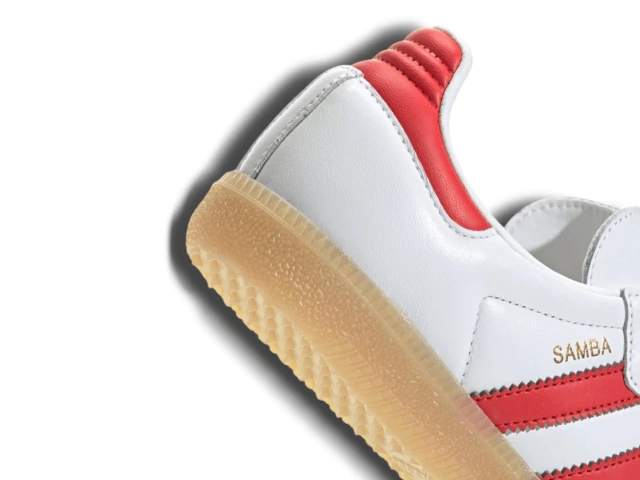 Adidas Samba OG Infantil Cloud White Collegiate - Imagem 4