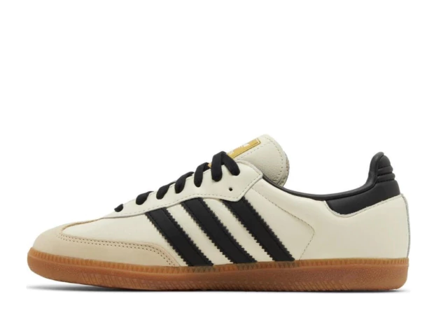 Adidas Samba OG Cream White Core Black Sand Strata - Imagem 3