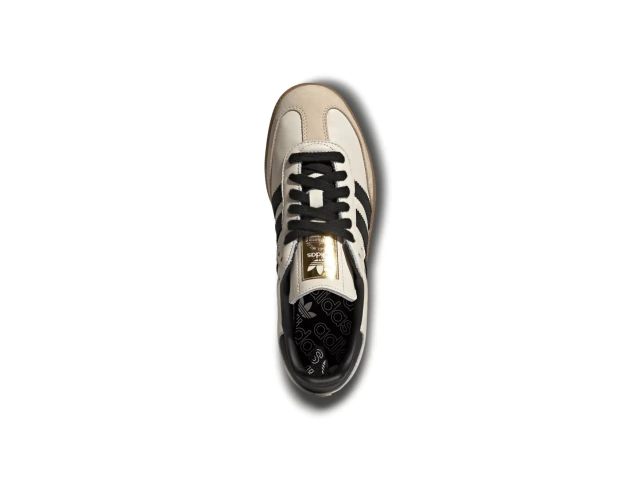 Adidas Samba OG Cream White Core Black Sand Strata - Imagem 2